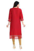 MM-325 Red Kurti