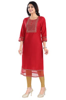 MM-325 Red Kurti