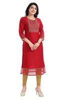 MM-325 Red Kurti