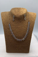 Rose gold and black plated adorned with high quality diamond set with earrings