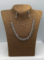Rose gold and black plated adorned with high quality diamond set with earrings