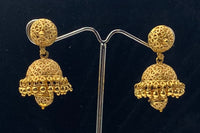 Gold plated zumki earrings