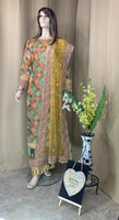 Pakistani Style Silk Designer Suit set