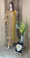 Pakistani Style Silk Designer Suit set