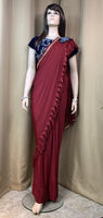 Designer Ruffle Style ready to wear Saree