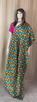 Green and Black Base Multi Colour Heavy Phulkari with Green Piping