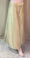 Party wear Golden Net Plazo