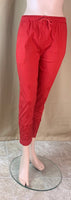Hand Embroidered Stretchable Cotton Straight Pant