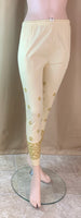 Hand Embroidered Stretchable Cotton Straight Pant