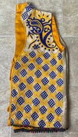 Phulkari Jacket - Cream with yellow multi colour embroidery work