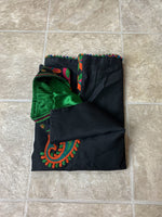 Phulkari Jacket - Black with Multi Color Embroidery Work