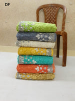 Green Net Embroidered Saree