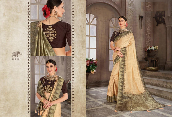 Two Toned Soft Silk Saree