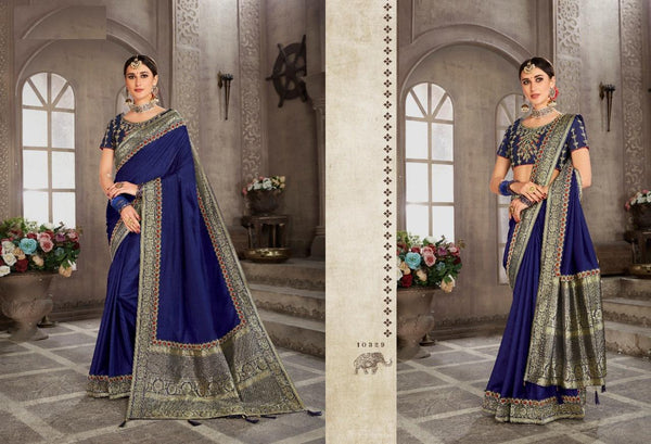 Two Toned Soft Silk Saree
