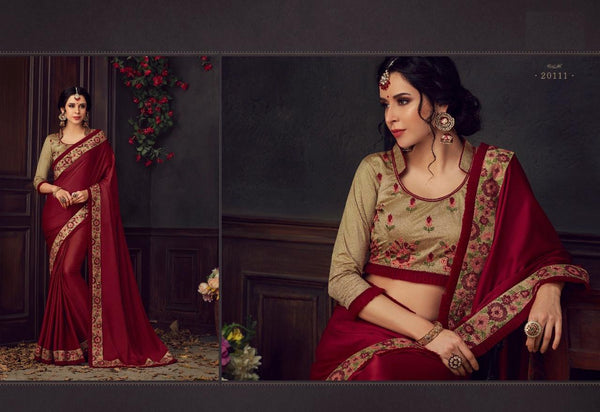 Two Tone Silk Saree