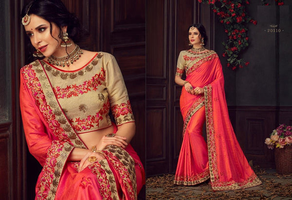Two Tone Silk Saree