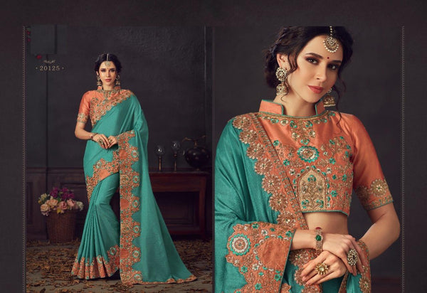 Two Tone Silk Saree