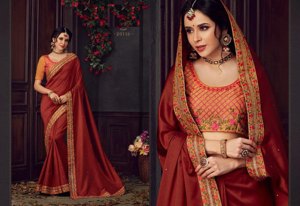Two Tone Silk Saree