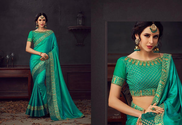 Two Tone Silk Saree
