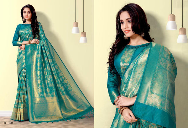 Royal Green Kanjivaram Silk Saree