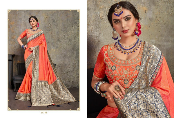 Two Tone Silk Saree