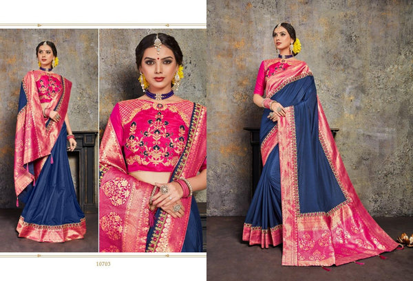 Two Tone Silk Saree