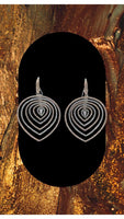 Rose Gold and silver plated studded with white Zirconia diamond designer earrings