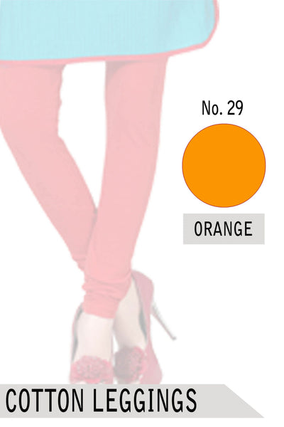 COTTON LEGGINGS- ORANGE