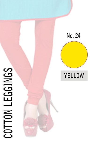 COTTON LEGGINGS- YELLOW