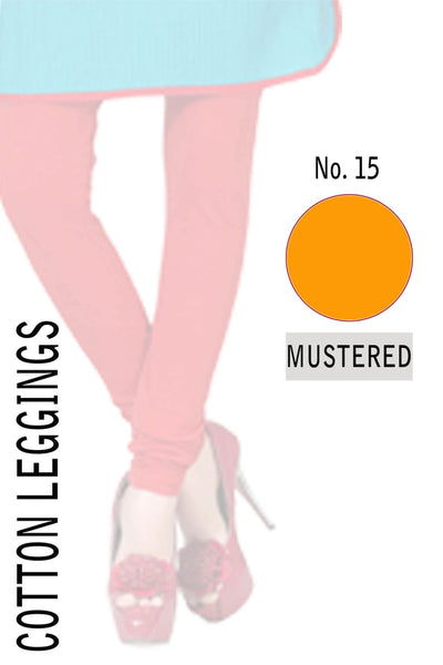 COTTON LEGGINGS- MUSTERED