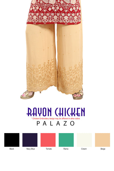 RAYON CHICKEN PALAZO