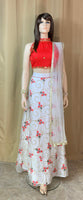 Designer Lehenga and Crop Top set