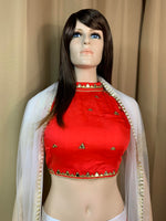 Designer Lehenga and Crop Top set