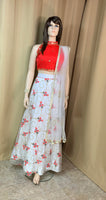 Designer Lehenga and Crop Top set