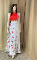 Designer Lehenga and Crop Top set