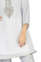 Sparkling White Tunic Top Kurti