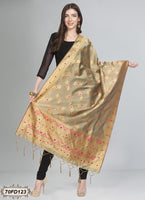 Women's Jacquard Banarasi Woven Heavy Poly Silk Dupatta ( 70FD123,Free Size)