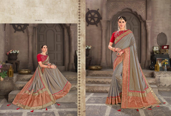 Two Toned Soft Silk Saree