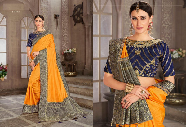 Two Toned Soft Silk Saree