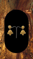 Gold plated zumki earrings